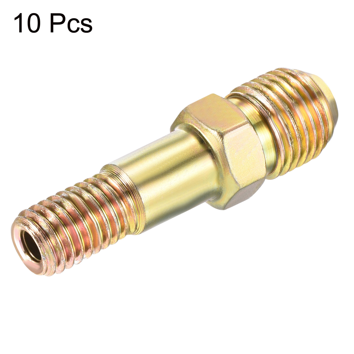 Harfington Extension Pipe Fitting Male to Male Thread Adapter Connector Hex Coupling