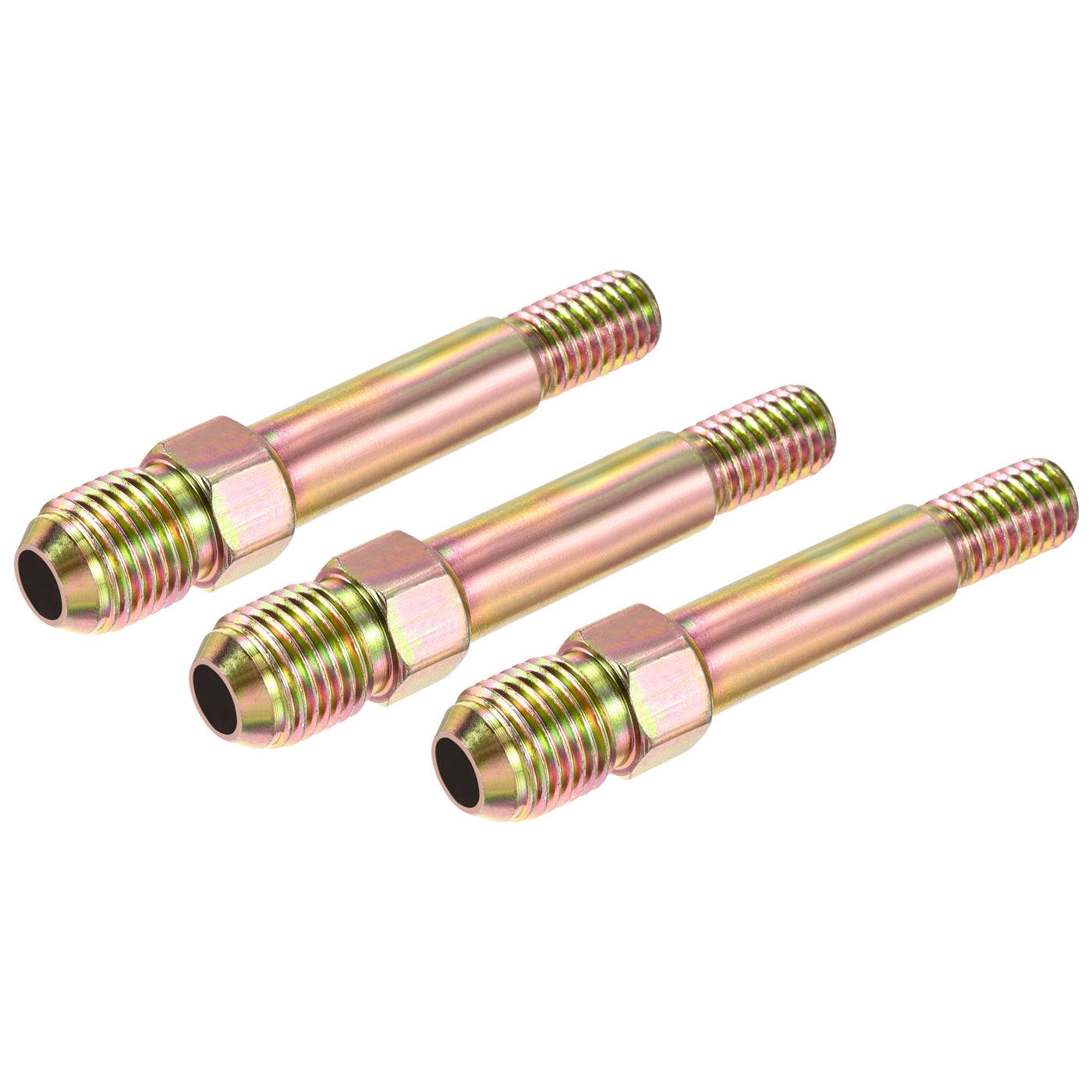 Harfington Extension Pipe Fitting Male to Male Thread Adapter Connector Hex Coupling