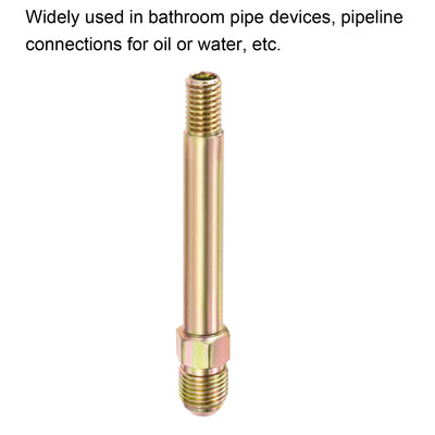 Harfington Extension Pipe Fitting Male to Male Thread Adapter Connector Hex Coupling