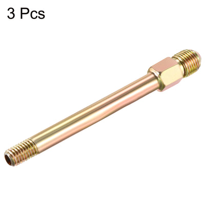 Harfington Extension Pipe Fitting Male to Male Thread Adapter Connector Hex Coupling