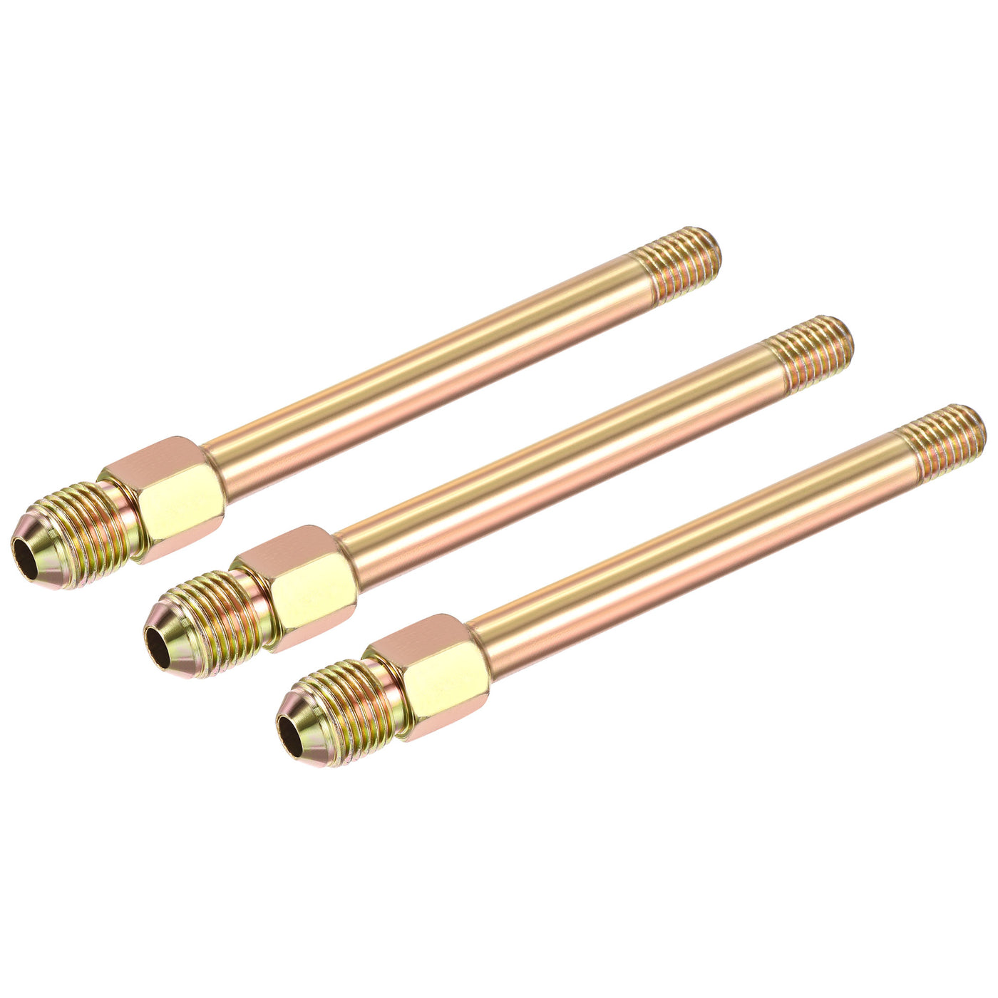 Harfington Extension Pipe Fitting Male to Male Thread Adapter Connector Hex Coupling