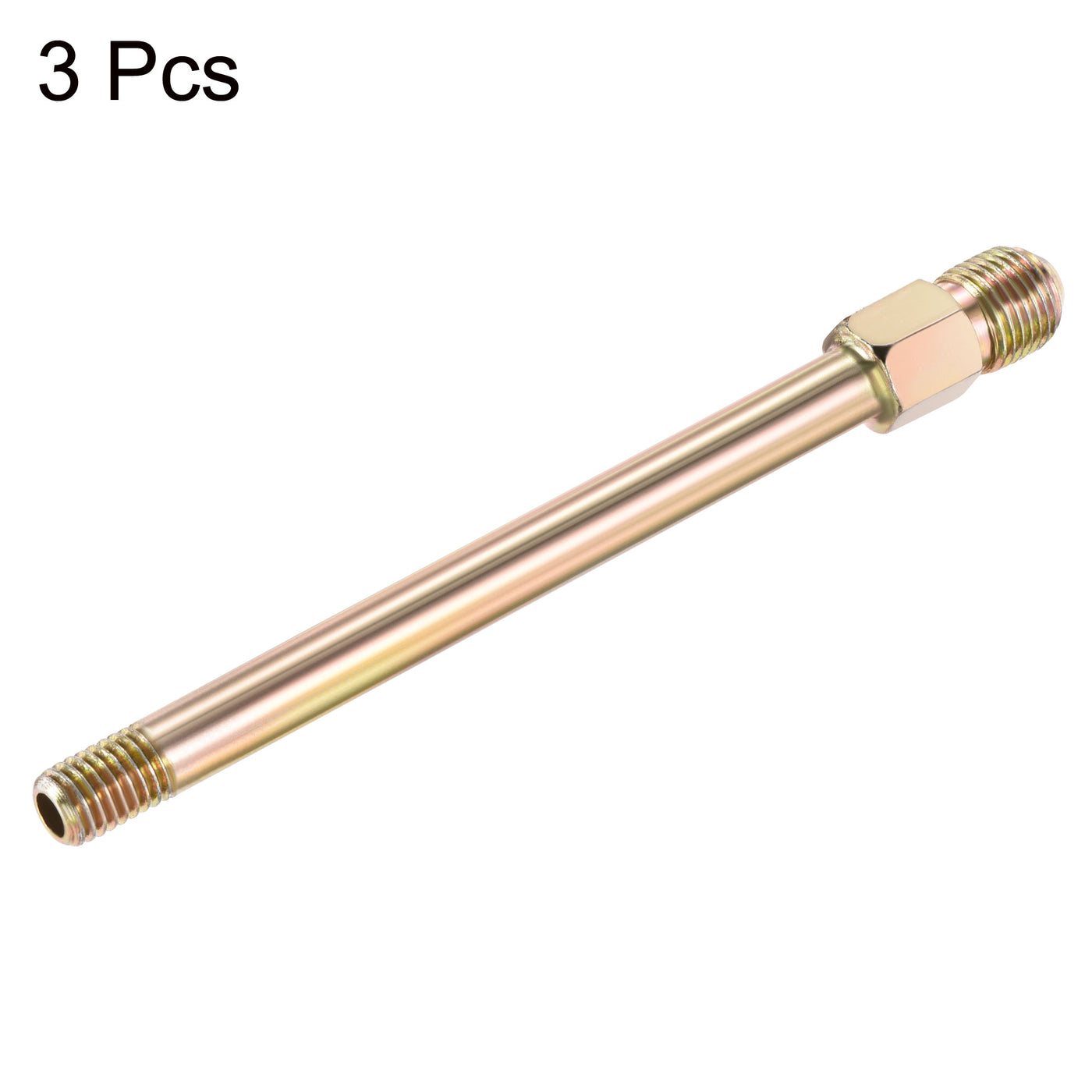 Harfington Extension Pipe Fitting Male to Male Thread Adapter Connector Hex Coupling