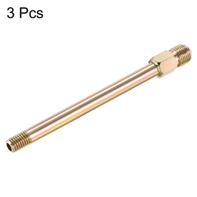 Harfington Extension Pipe Fitting Male to Male Thread Adapter Connector Hex Coupling