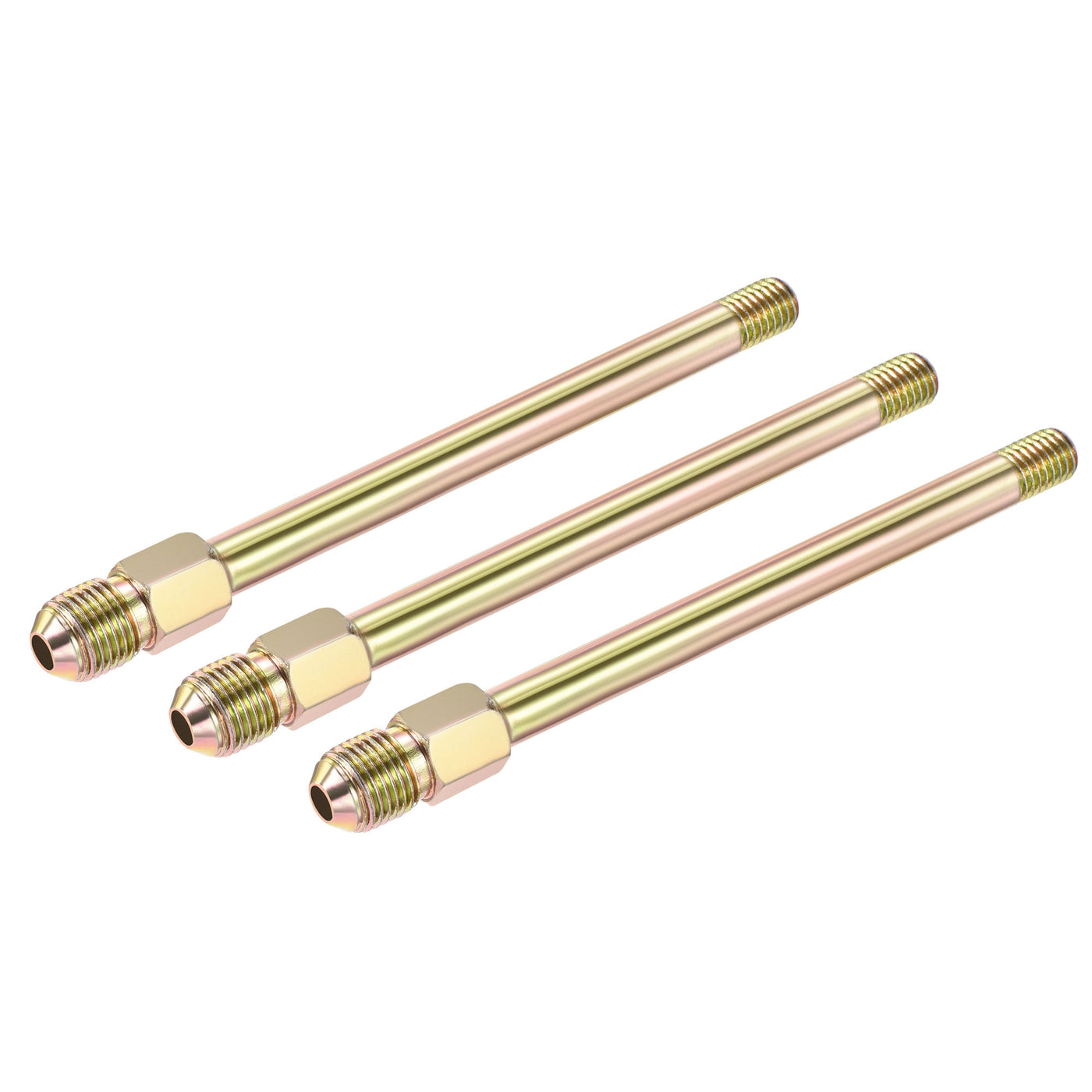 Harfington Extension Pipe Fitting Male to Male Thread Adapter Connector Hex Coupling