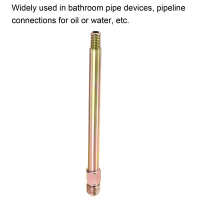 Harfington Extension Pipe Fitting Male to Male Thread Adapter Connector Hex Coupling