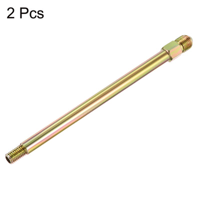 Harfington Extension Pipe Fitting Male to Male Thread Adapter Connector Hex Coupling