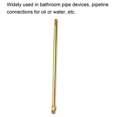 Harfington Extension Pipe Fitting Male to Male Thread Adapter Connector Hex Coupling