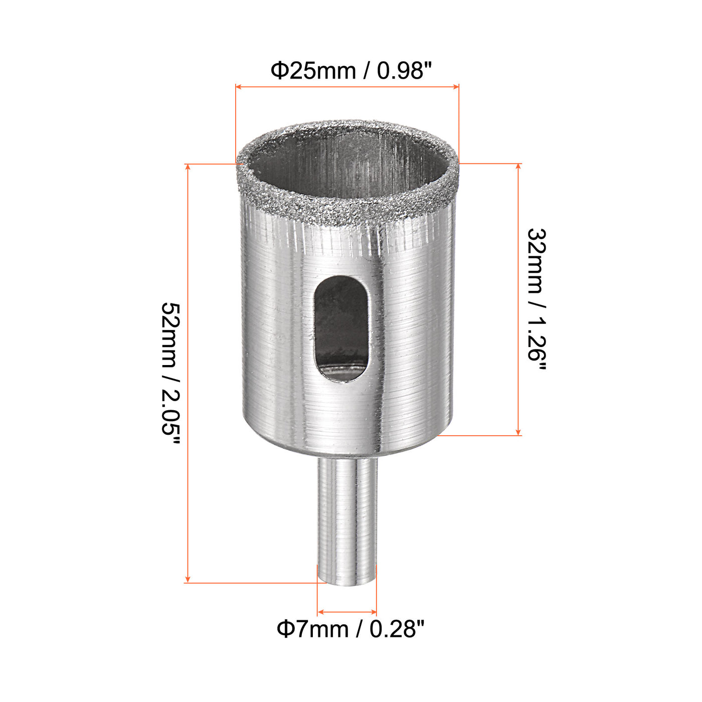 Harfington Diamond Core Drill Bit Hole Saw for Glass Porcelain Tile