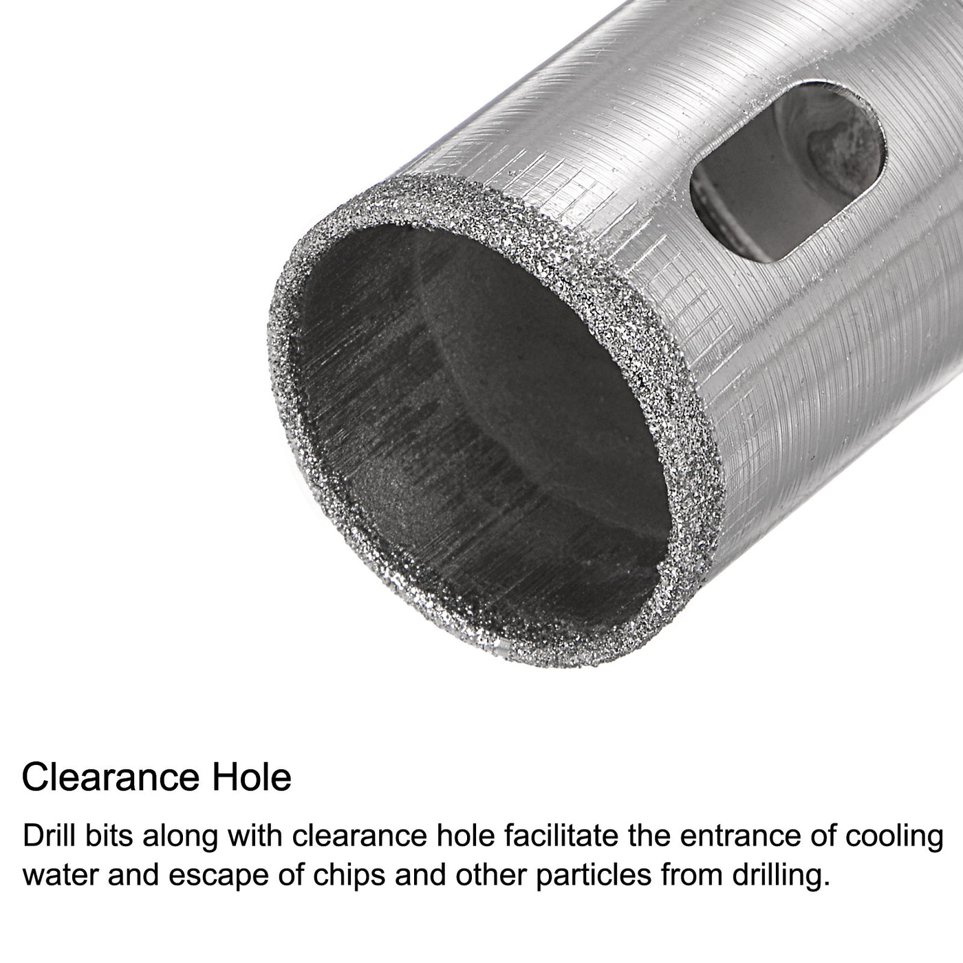 Harfington Diamond Core Drill Bit Hole Saw for Glass Porcelain Tile