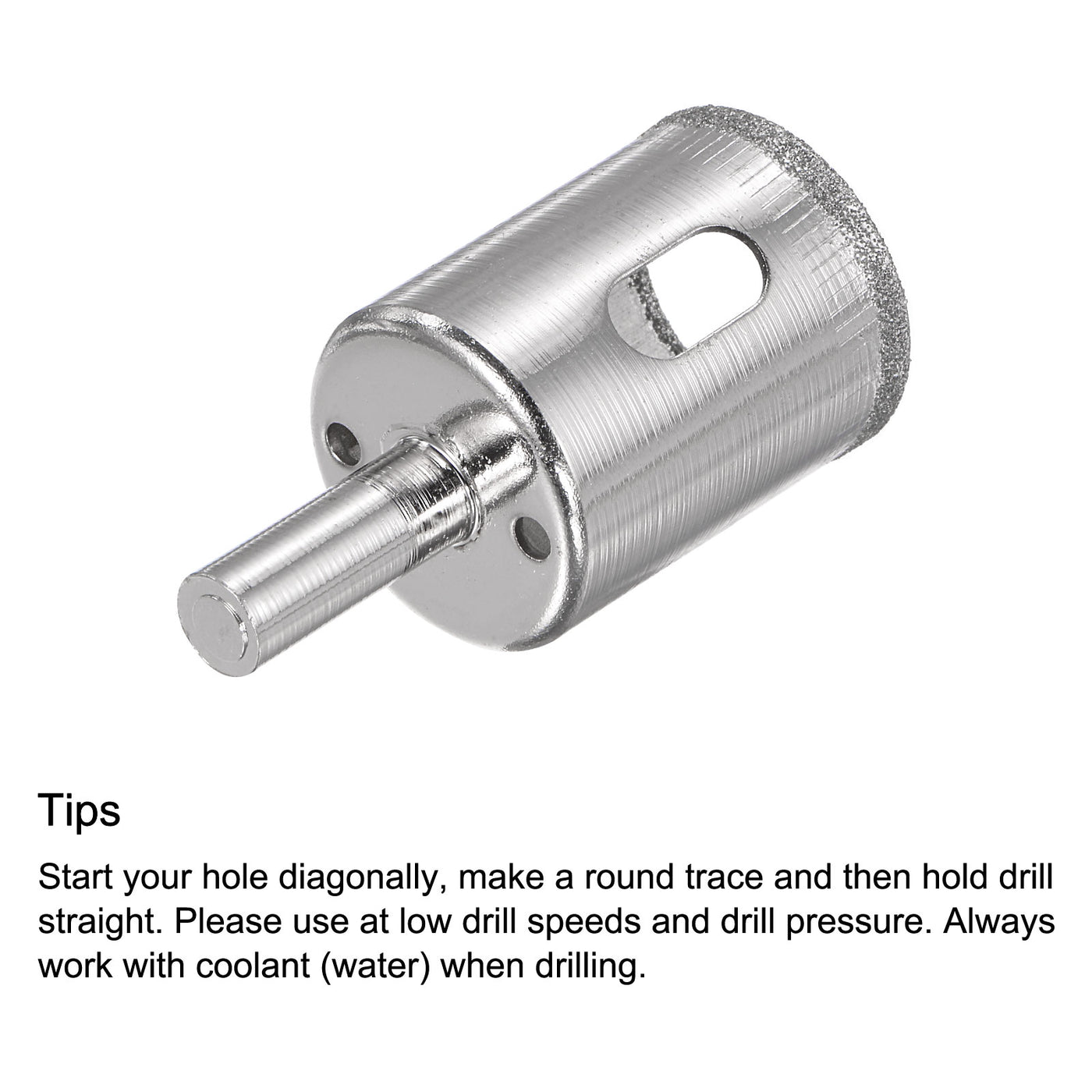 Harfington Diamond Core Drill Bit Hole Saw for Glass Porcelain Tile