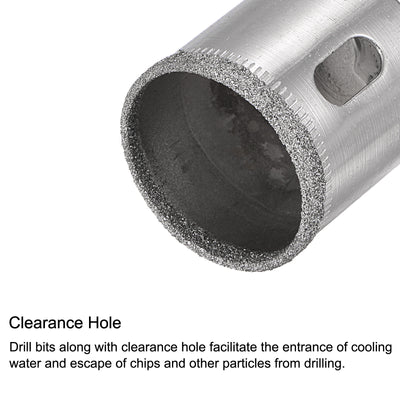Harfington Diamond Core Drill Bit Hole Saw for Glass Porcelain Tile