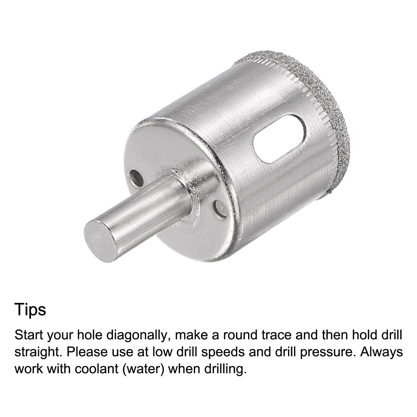 Harfington Diamond Core Drill Bit Hole Saw for Glass Porcelain Tile