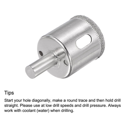 Harfington Diamond Core Drill Bit Hole Saw for Glass Porcelain Tile