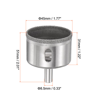 Harfington Diamond Core Drill Bit Hole Saw for Glass Porcelain Tile