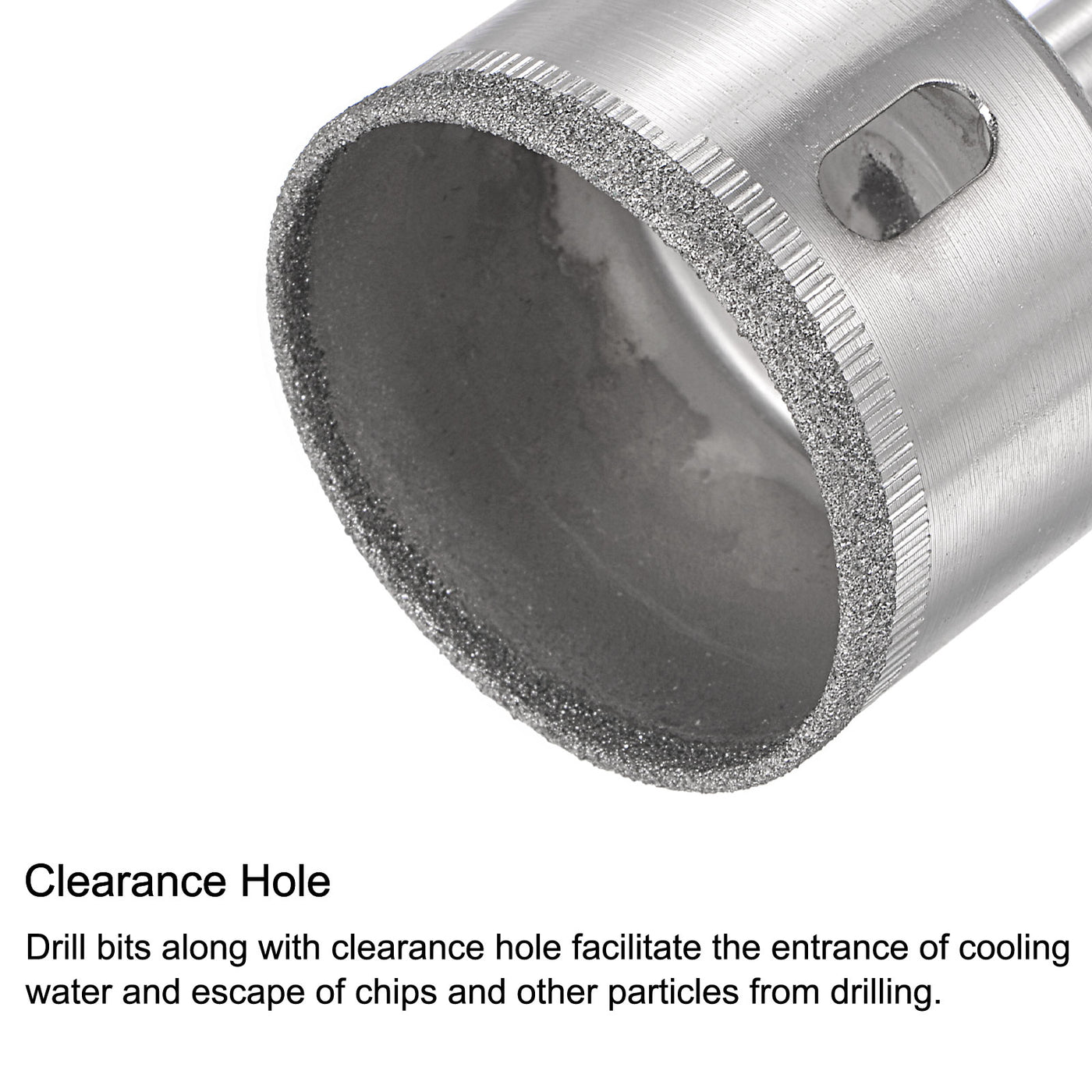 Harfington Diamond Core Drill Bit Hole Saw for Glass Porcelain Tile