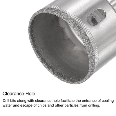 Harfington Diamond Core Drill Bit Hole Saw for Glass Porcelain Tile