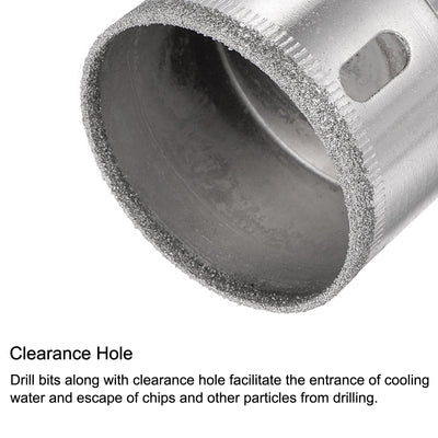 Harfington Diamond Core Drill Bit Hole Saw for Glass Porcelain Tile