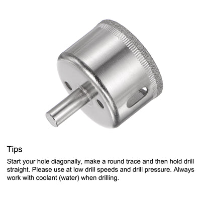 Harfington Diamond Core Drill Bit Hole Saw for Glass Porcelain Tile