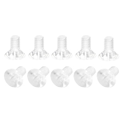 Harfington Plastic Phillips Machine Screws PC Flat Head Machine Bolts