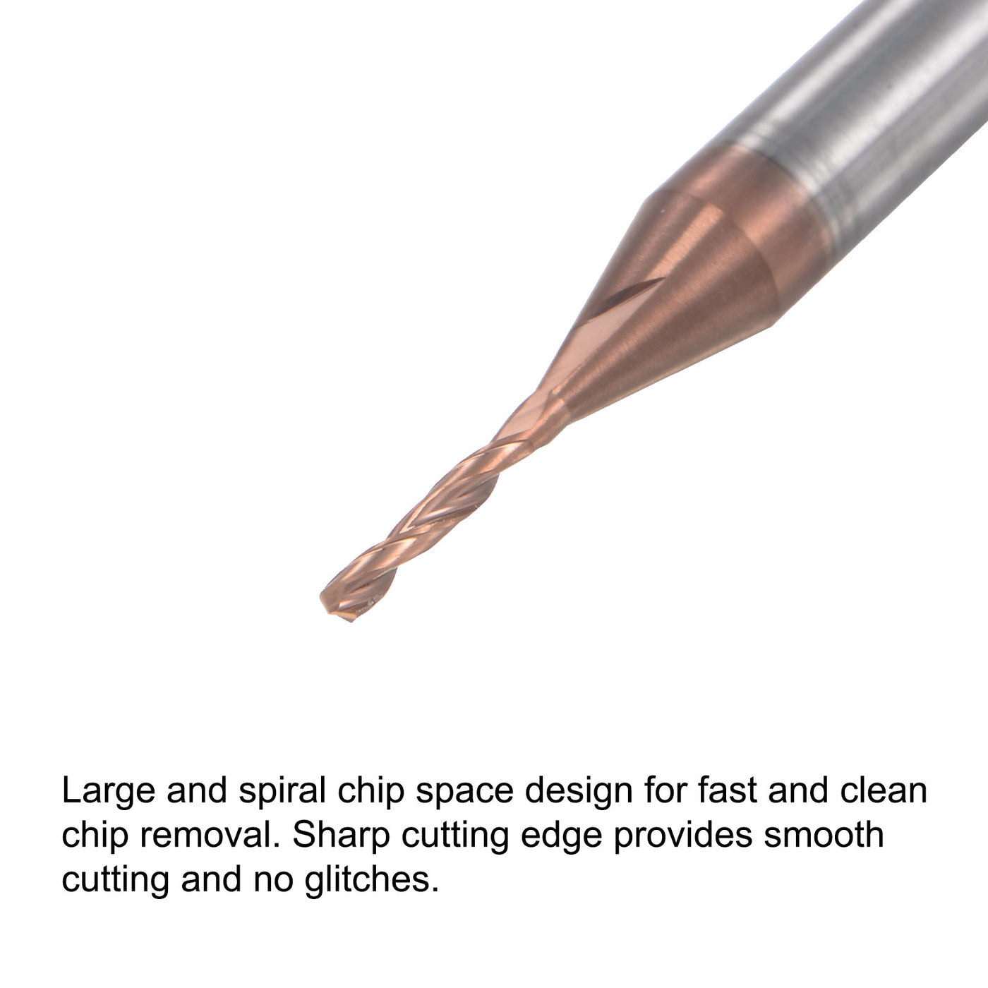 uxcell Titanium Coated Carbide Twist Drill Bit