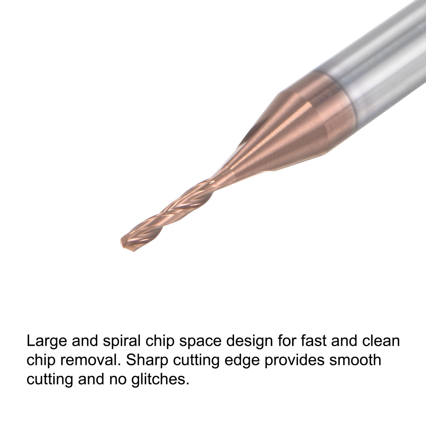 uxcell Titanium Coated Carbide Twist Drill Bit