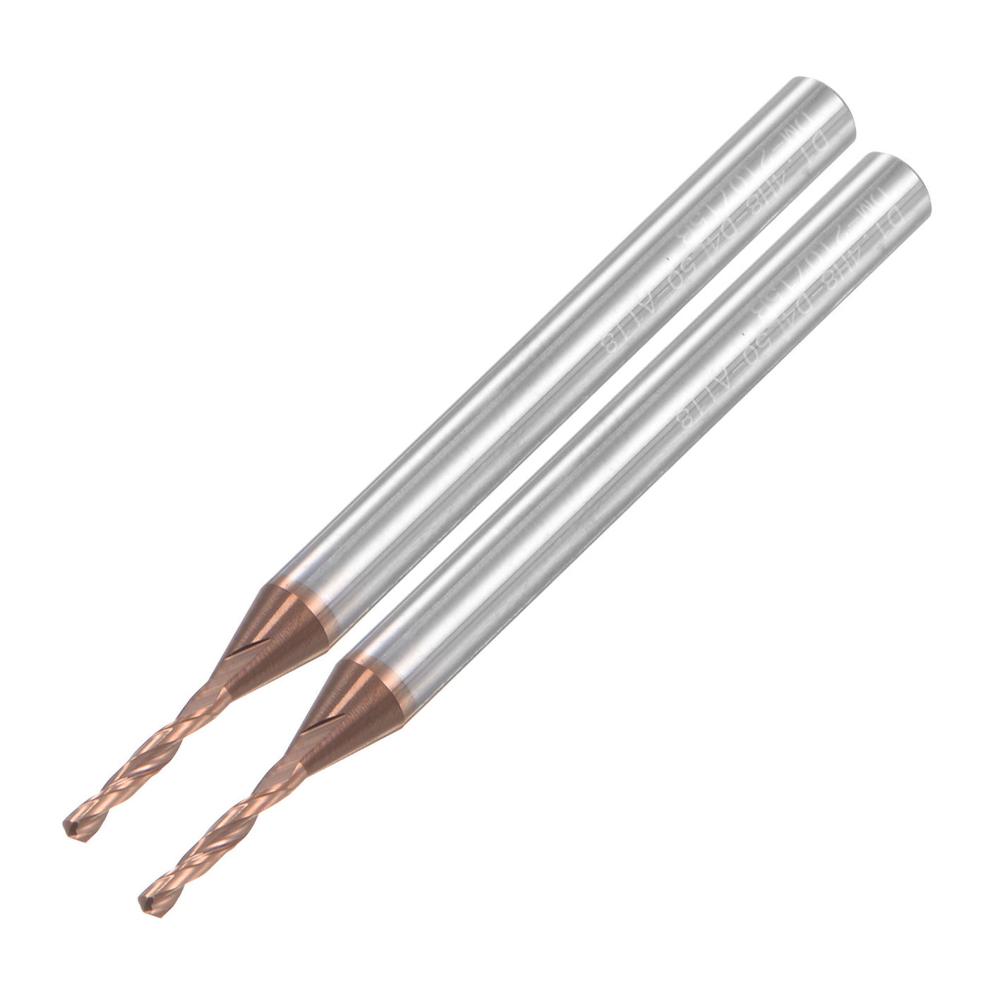 uxcell Titanium Coated Carbide Twist Drill Bit