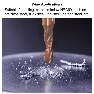 Harfington Titanium Coated Carbide Twist Drill Bit