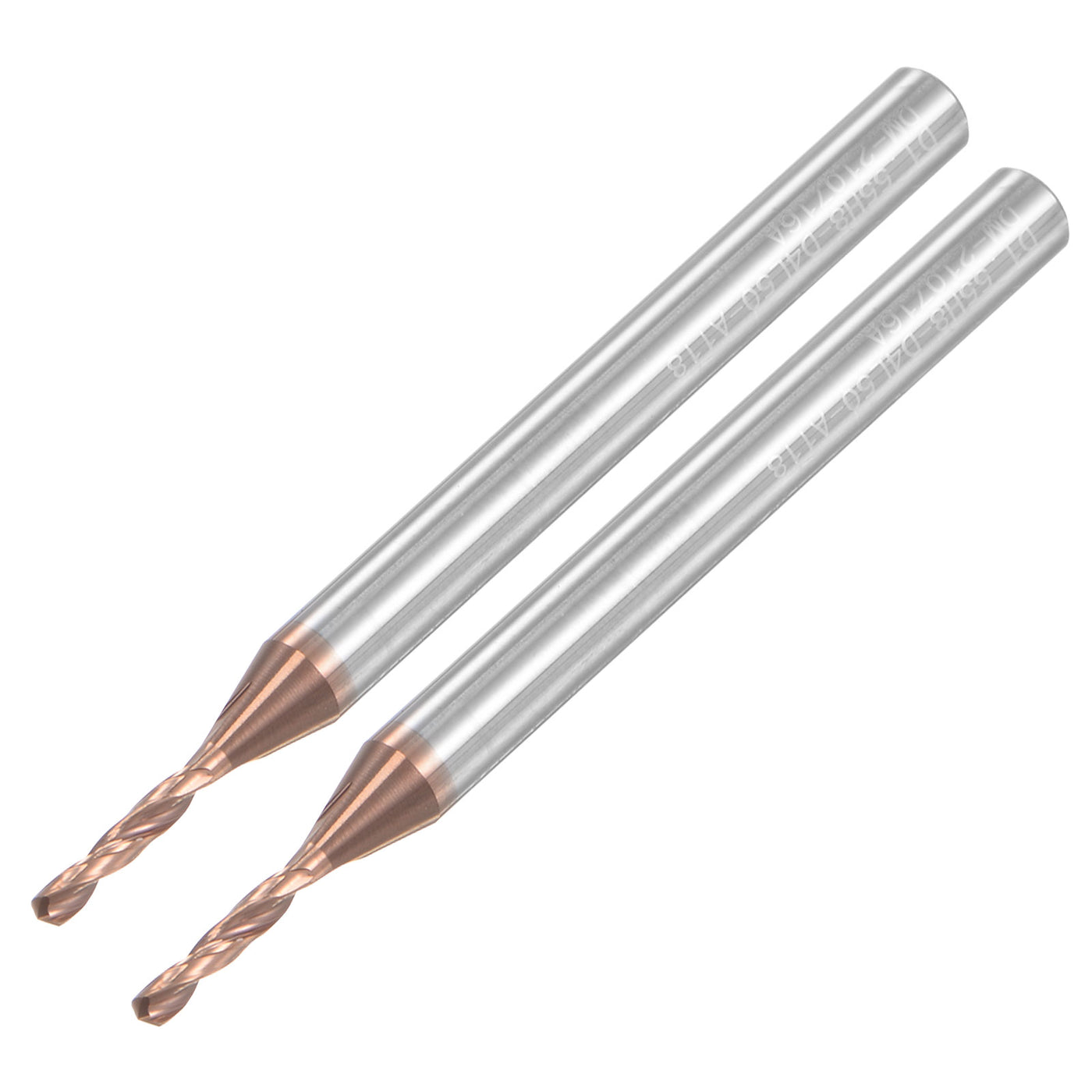uxcell Titanium Coated Carbide Twist Drill Bit