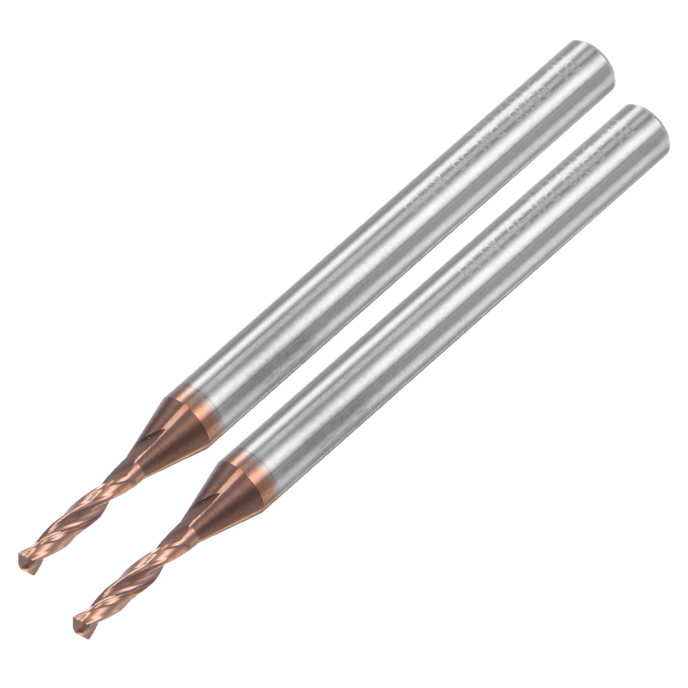 uxcell Titanium Coated Carbide Straight Shank Drill Bit