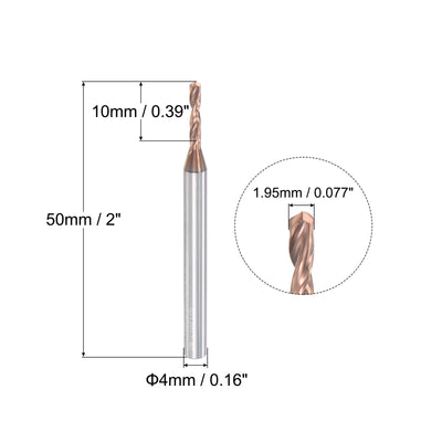 Harfington Titanium Coated Carbide Straight Shank Drill Bit