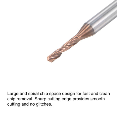 Harfington Titanium Coated Carbide Straight Shank Drill Bit