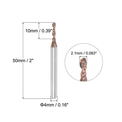 Harfington Titanium Coated Carbide Straight Shank Drill Bit