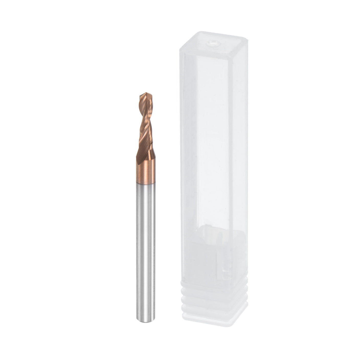 uxcell Titanium Coated Carbide Straight Shank Twist Drill Bit