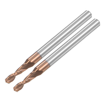 Harfington Titanium Coated Carbide Straight Shank Twist Drill Bit