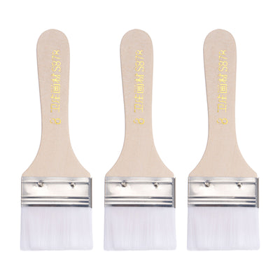 Harfington Width Small Paint Brush Natural Bristle with Wood Handle Tools