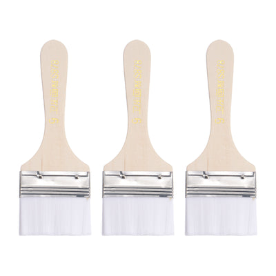 Harfington Width Small Paint Brush Natural Bristle with Wood Handle Tools