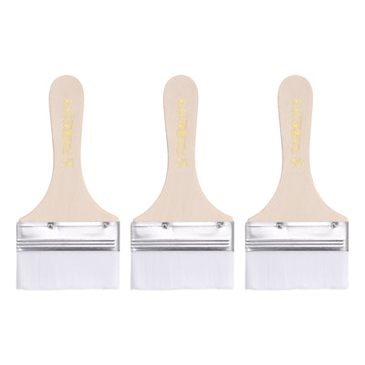 Harfington Width Small Paint Brush Natural Bristle with Wood Handle Tools