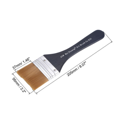 Harfington Width Small Paint Brush Natural Bristle with Wood Handle Painting Tools