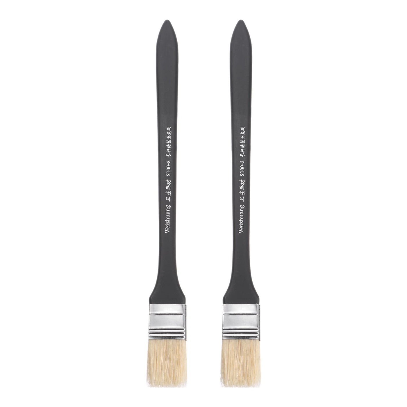 Harfington Width Small Paint Brush Natural Bristles with Wood Handle Tools
