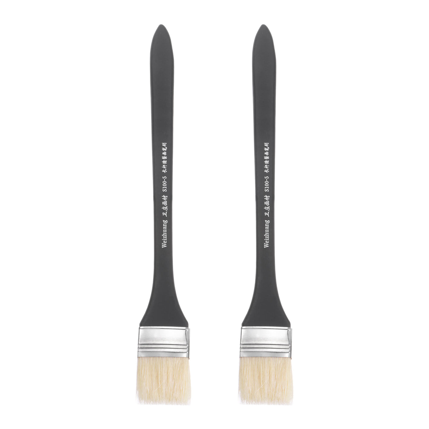 Harfington Width Small Paint Brush Natural Bristles with Wood Handle Tools