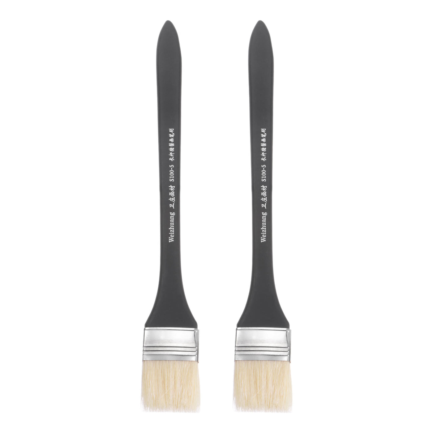 Harfington Width Small Paint Brush Natural Bristles with Wood Handle Tools