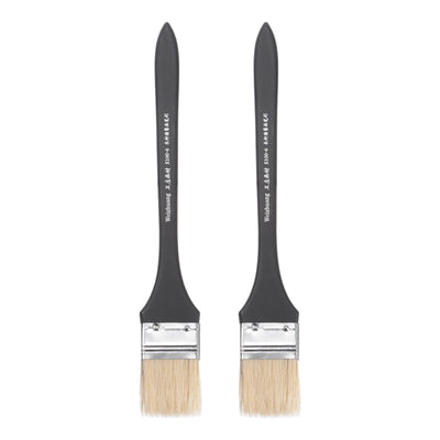 Harfington Width Small Paint Brush Natural Bristles with Wood Handle Tools