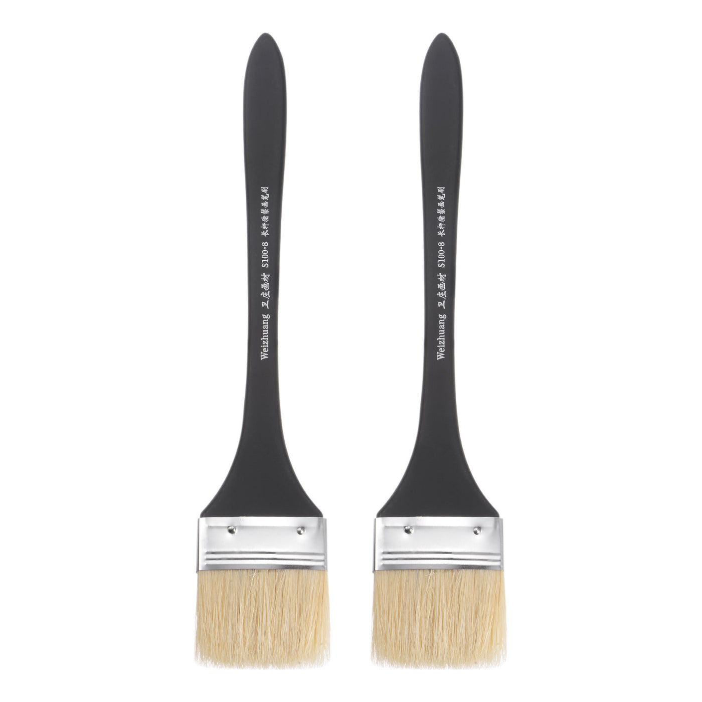 Harfington Width Small Paint Brush Natural Bristles with Wood Handle Tools