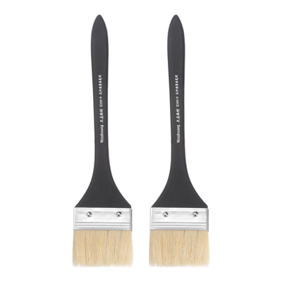 Harfington Width Small Paint Brush Natural Bristles with Wood Handle Tools