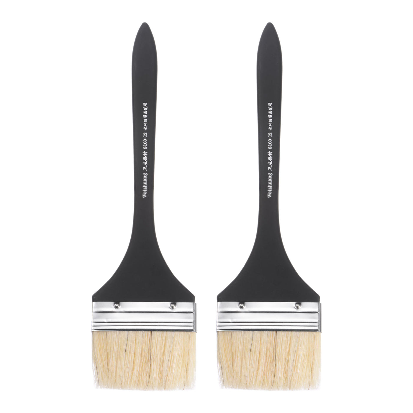 Harfington Width Small Paint Brush Natural Bristles with Wood Handle Tools