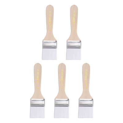 Harfington Width Small Paint Brushes Natural Bristle with Wood Handle Tools