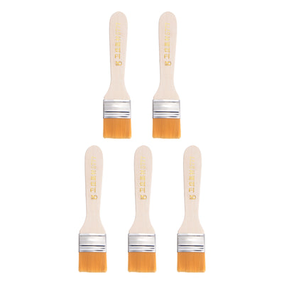 Harfington Width Small Paint Brushes Natural Bristle with Wood Handle Tools