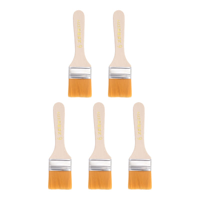Harfington Width Small Paint Brushes Natural Bristle with Wood Handle Tools