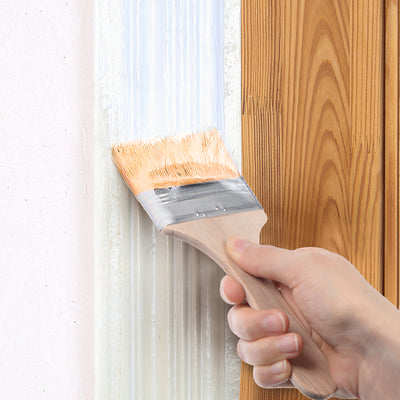 Harfington Width Small Paint Brushes Natural Bristle with Wood Handle Tools