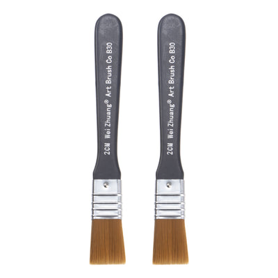 Harfington Width Small Paint Brush Natural Bristle with Wood Handle Paint Tools